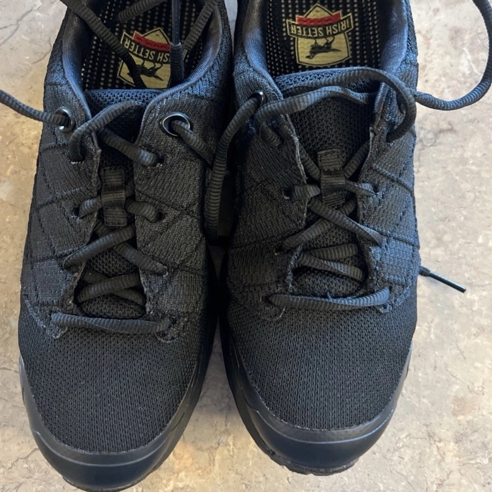 Irish Setter Women 8M Black Nisswa Oxford Aluminum Safety-Toe Work Shoes Lace-Up